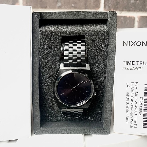 Nixon Time Teller Unisex ALL BLACK Watch main image 8